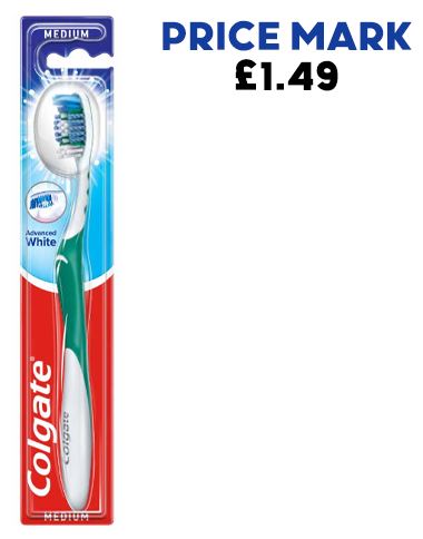 (image for) COLGATE BRUSH ADV WHITE PM1.49 - MEDIUM