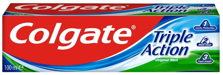 (image for) COLGATE PASTE TRIPLE ACTION IMPORT - 100ML