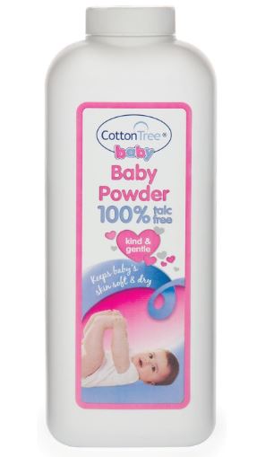 (image for) COTTON TREE BABY POWDER - 284G