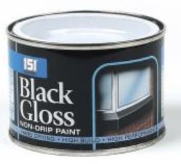 (image for) PAINT BLACK GLOSS NON-DRIP 151 - 180ML