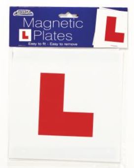 (image for) CAR-PRIDE \'L\' PLATES MAGNE PK2 - STD