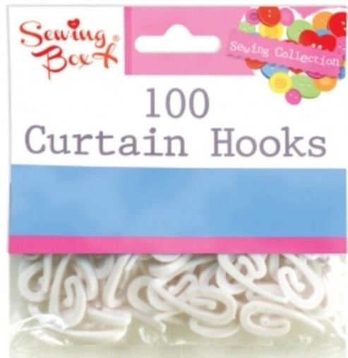 (image for) 151 CURTAIN HOOKS PLASTIC - 100S