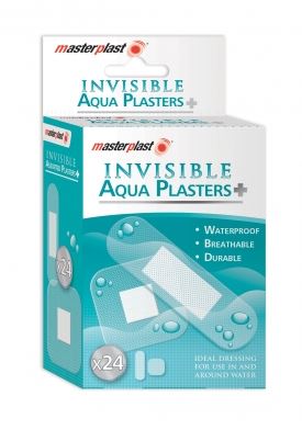 (image for) M/PLAST AQUA PLASTERS INVISIBL - 24S