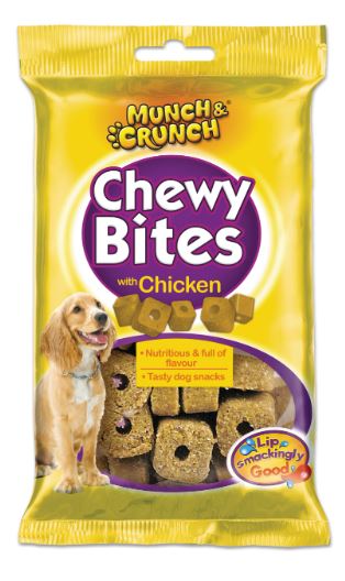(image for) MUNCH&CRUNCH DOG CHEWY BIT - 170G