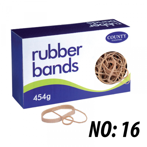 (image for) CTY RUBBER BANDS 454GMS