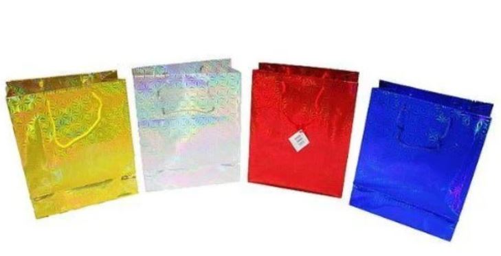 (image for) CTY GIFT BAG HOLO ASST SMALL