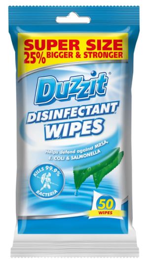 (image for) DUZZIT WIPES DISINFECTANT - 50S