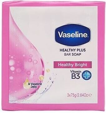 (image for) VASELINE BARSOAP H/BRIGHT PK3 - 75G