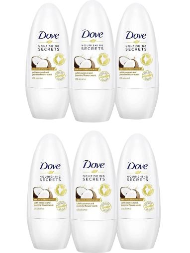 (image for) DOVE ROLL ON COCONUT & JASMINE - 50ML