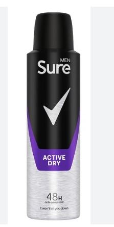 (image for) SURE APA MEN ACTIVE - 150ML