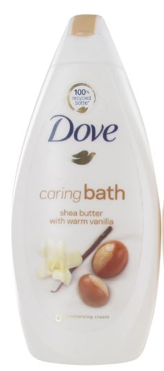 (image for) DOVE BATH SHEA BUTTER&W/VANILA - 450ML