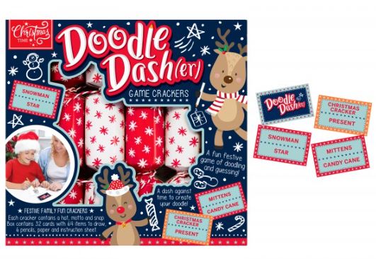 (image for) XMAS CRACKER DOODLE DASHER 6S - 9\"