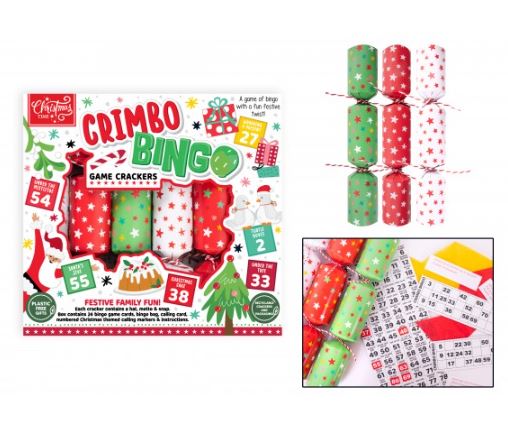 (image for) XMAS CRACKER BINGO GAME 6S - 9\"