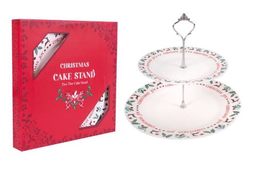 (image for) RSW XMAS CUP CAKE STAND - 2TIER