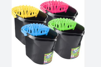 (image for) BETTINA MOP BUCKET BLACK - 14L