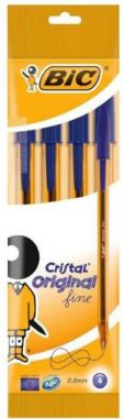 (image for) BIC CRYSTAL PEN BLUE FINE - MEDIUM