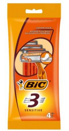 (image for) BIC 3 RAZOR SENSITIVE - 4S