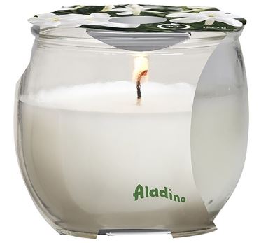 (image for) ALADINO CANDLE JAR\'S JASMINE - 30HRS