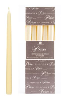 (image for) PRI DINNER CANDLE IVORY 25CM - 10S