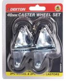 (image for) DEKTON CASTER WHEEL SET 4S - 40MM