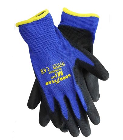 (image for) GOOD YEAR WORK GLOVE BLUE/BLK - 8M