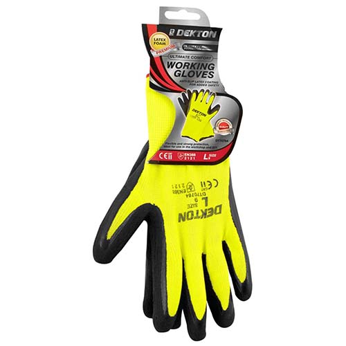 (image for) DEKTON WORK GLOVE BLK/GREE - L9