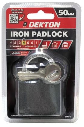 (image for) DEKTON IRON PADLOCK 50MM - 50MM