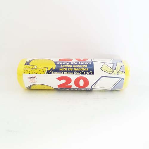 (image for) SWING BIN LINERS LEMON SCENTED - 20S