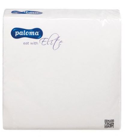 (image for) PALOMA NAPKIN WHITE 2PLY - 50S