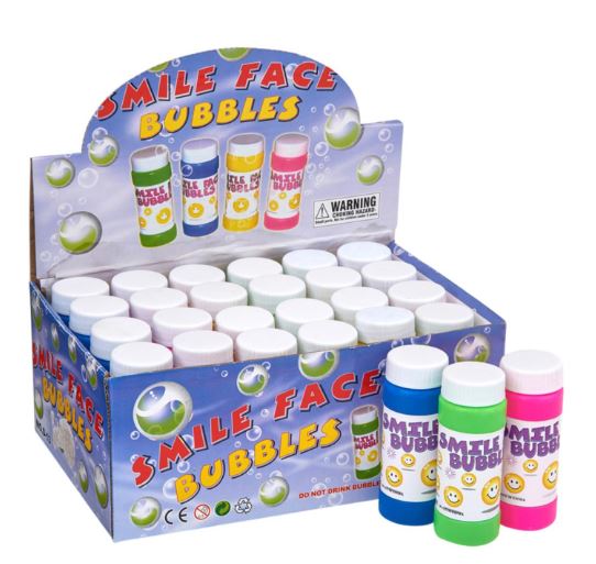 (image for) GW BUBBLES SMILE FACE BOTTLES - 50ML