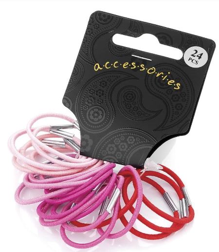 (image for) HAIR BANDS/BOBBLES ASST - 24S