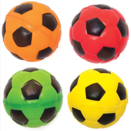 (image for) FOOTBALL BOUNCE BALL ASST - 6CM