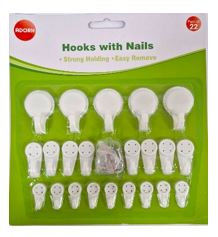 (image for) ADORN HOOKS WITH NAILS - 22S