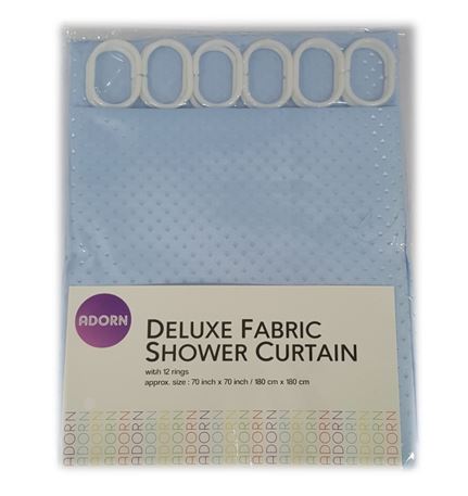 (image for) DELUXE SHOWER CURTAIN 180X180C - STD