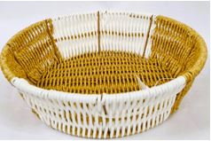 (image for) DURA WICKER ROUND BASKET - 8CM