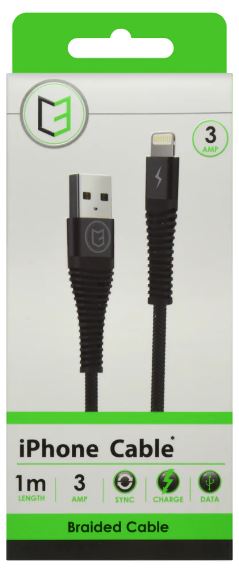 (image for) VIBE IPHONE/IPOD USB CABLEBRAI - 3AMP