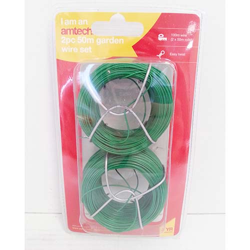 (image for) AMTECH GARDEN WIRE SET 2PCx50M - 2S