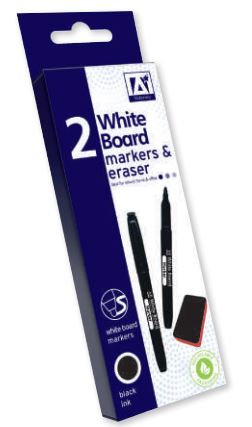 (image for) ANKER WHITEBOARD MARKER+ERASER - 2S