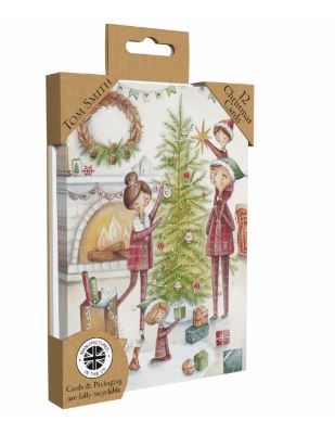 (image for) XMAS CARDS LUXURY XMASTREE - 12S