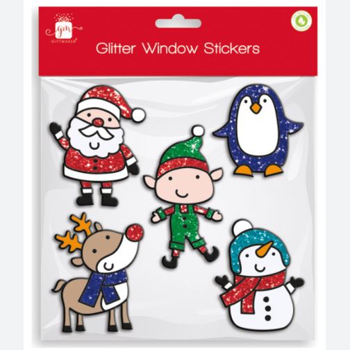 (image for) XMAS GLITTER WINDOW/STICKER AS - 5S