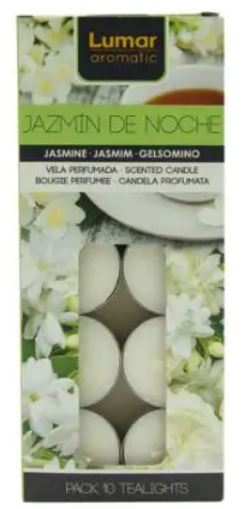 (image for) LUMAR TEALIGHT CANDLE JASMINE - 10S/5H