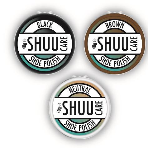 (image for) SHUU SHOE POLISH TIN 3 COLOURS - 40G