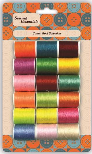 (image for) RAP SEWING THREAD ASST COLOURS - 18S