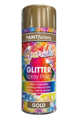 (image for) PF GLITTER SPRAY SP/GOLD PAINT - 200ML