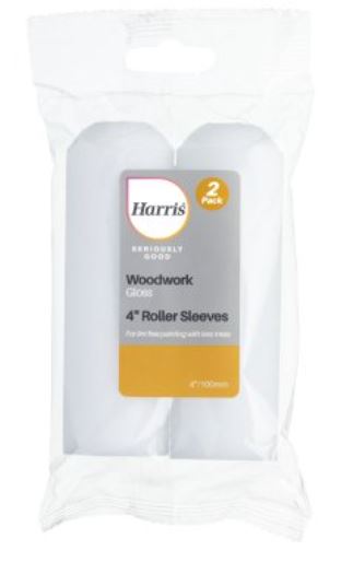 (image for) HAR ROLLER SLEEVE WOOD GLOSS - 4\"X2S