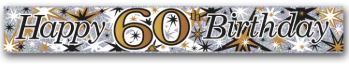 (image for) SEL B/DAY BANNER 60TH BIRTHDAY
