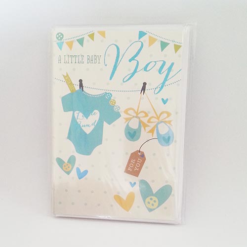 (image for) SEL BABY BOY CARD - SMALL