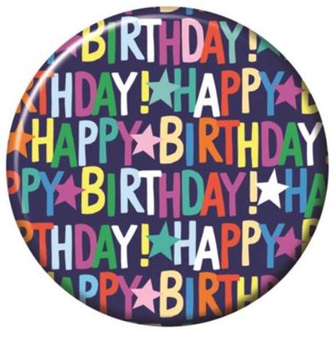 (image for) SEL B/DAY BADGES -HAPPY BIRTHY - STD