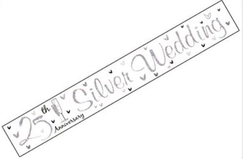 (image for) SEL BANNER 25TH SIL WEDDING - 2.5M