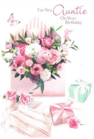 (image for) SEL B/DAY CARD-FOR YOU AUNTIE - STD